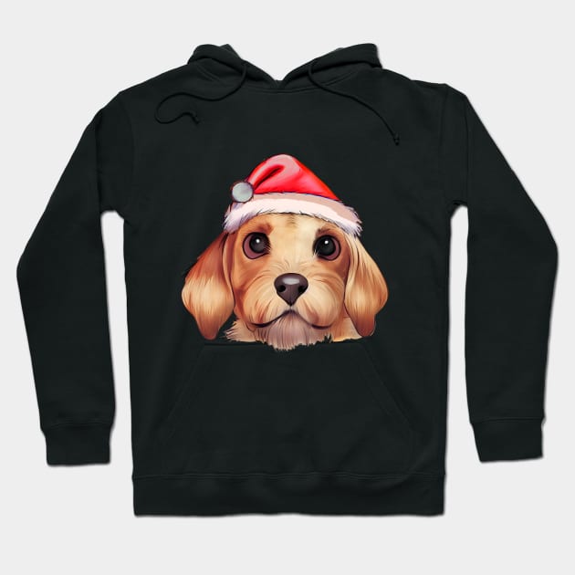 Funny Christmas Dog Hoodie by TheMegaStore